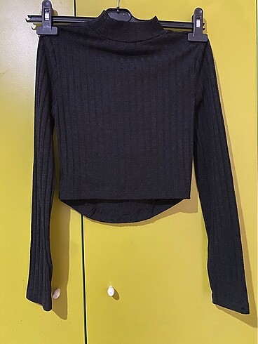 Addax Pencere Detaylı Crop Bluz