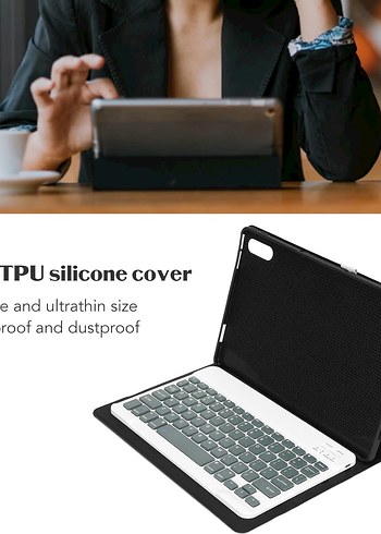 LENOVO P11 PRO (J706) TABLET BLUETOOTH KLAVYELİ KILIF - Görsel 4