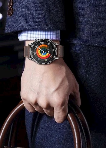 Huawei Watch GT Model Saat uyumlu Gerçek Deri Saat Kayış Kordonu - Görsel 6