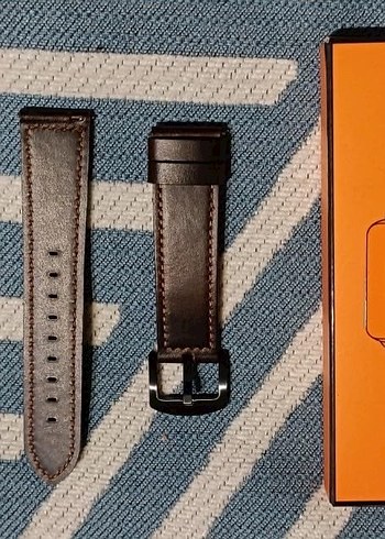 Huawei Watch GT Model Saat uyumlu Gerçek Deri Saat Kayış Kordonu - Görsel 9