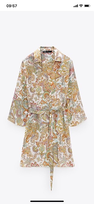 Zara tunik elbise