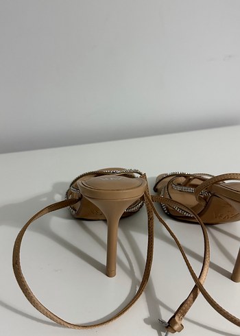 Zara Taşlı Topuklu Kadın Ayakkabı - Görsel 3