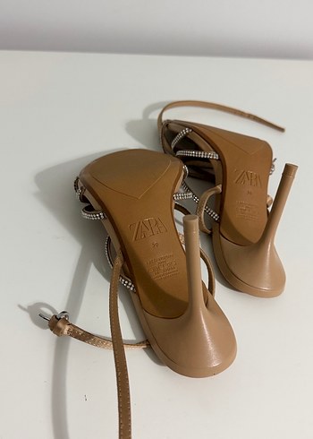 Zara Taşlı Topuklu Kadın Ayakkabı - Görsel 6