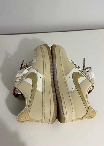 Nike Airforce Bej Kadın Spor Ayakkabı - Görsel 8