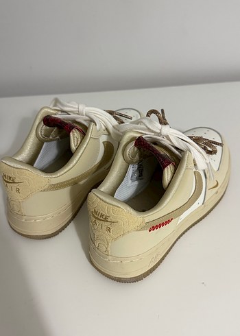 Nike Airforce Bej Kadın Spor Ayakkabı - Görsel 5