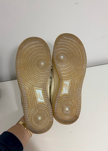 Nike Airforce Bej Kadın Spor Ayakkabı - Görsel 15