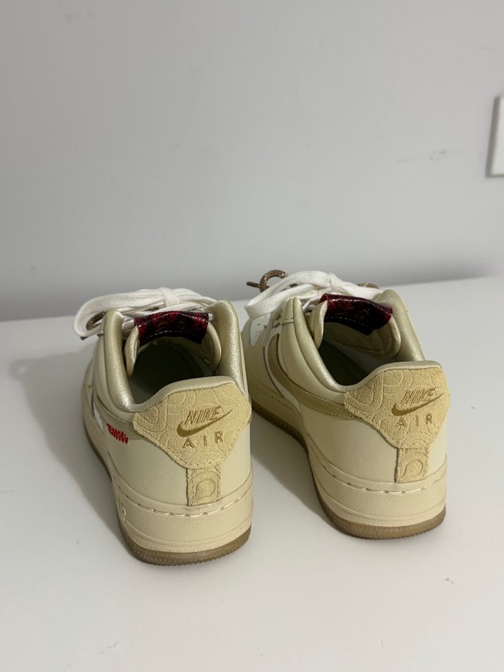 Nike Airforce Bej Kadın Spor Ayakkabı - Görsel 4