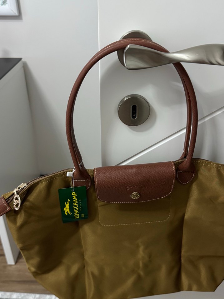 Long champ yagyesil canta - Görsel 5