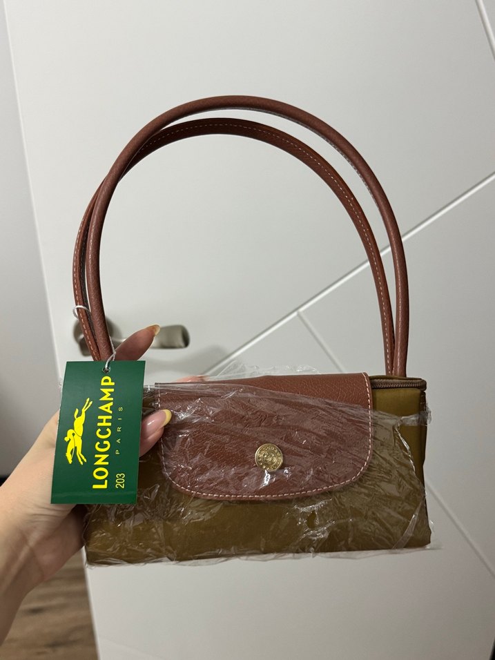 Long champ yagyesil canta - Görsel 3