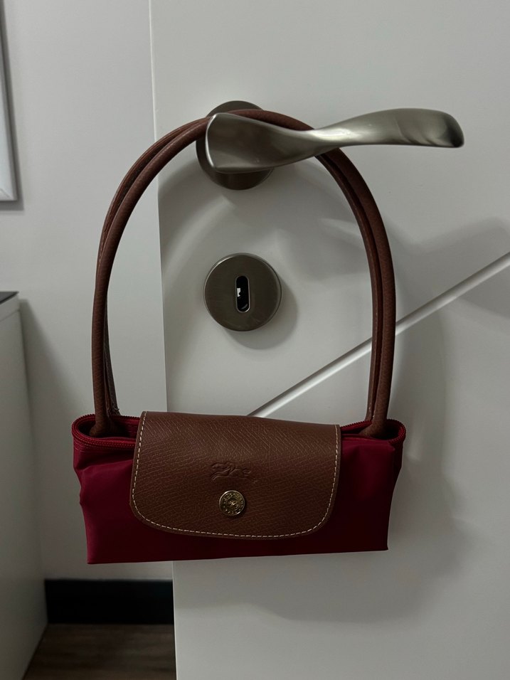 Long champ bordo çanta - Görsel 3