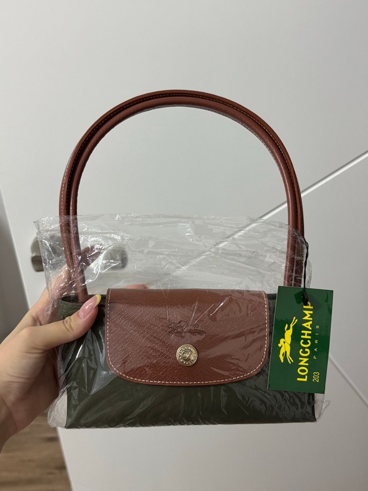 Long champ haki çanta - Görsel 2