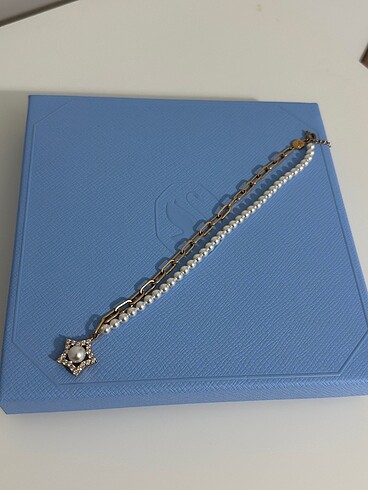 Beden Swarovski Kristal inci kolye