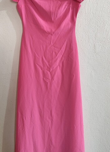 40 Beden pembe Renk Şeker pembe açık elbise