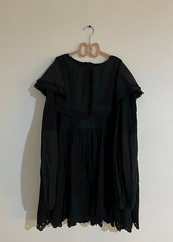 Siyah Nakışlı Gotik tunik - Görsel 3