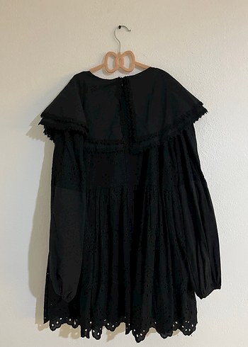 Siyah Nakışlı Gotik tunik - Görsel 7