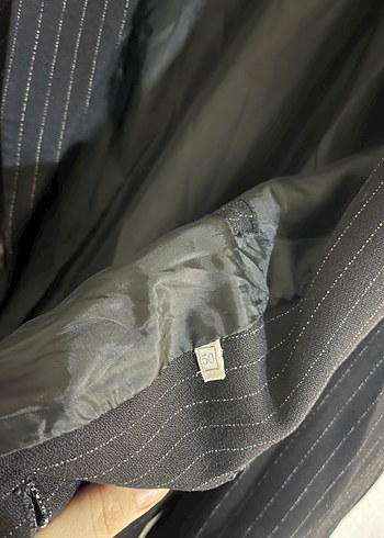 Düğmeli Koyu Gri Kadın Blazer Ceket - Görsel 5