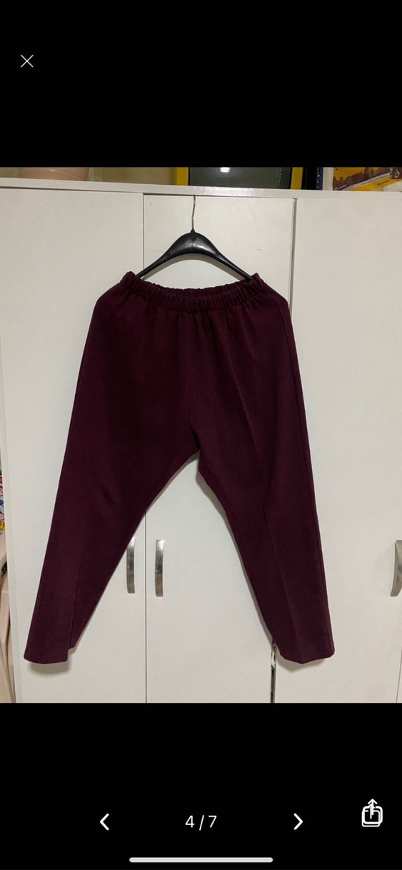 Bordo Süet Düğmeli Kadın Blazer Ceket - Görsel 5