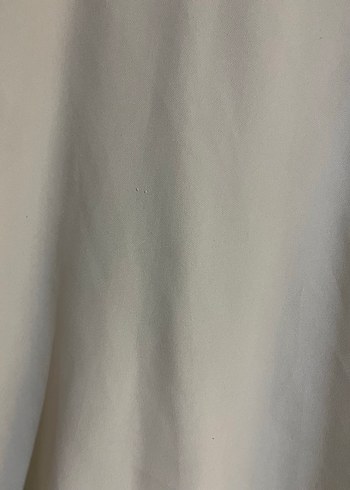 Bej Mini Kadın Keten Trençkot - Görsel 5