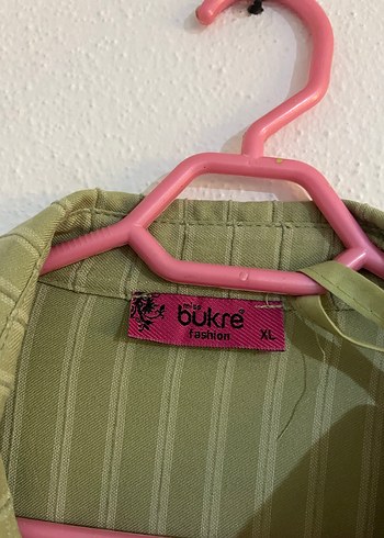 Düğmeli Kadın Keten Gömlek - Görsel 3