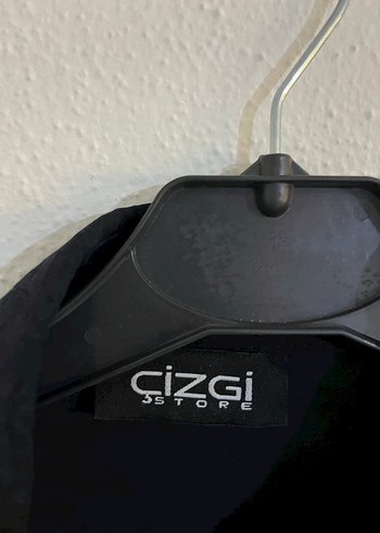 Düğmeli Siyah Keten Kadın Gömlek - Görsel 4