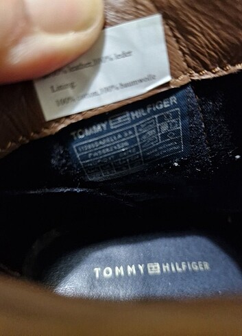 36 Beden kahverengi Renk Tommy hilfiger bot 