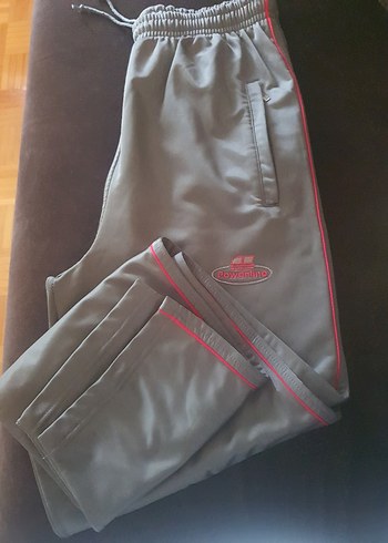 Gri Fermuarlı Erkek Spor Pantolonu