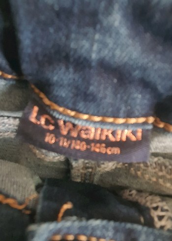 10 Yaş Beden Kız Çocuk Lacivert Denim Etek