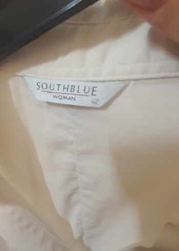 Kadın Beyaz Kısa Kollu Gömlek - Görsel 8