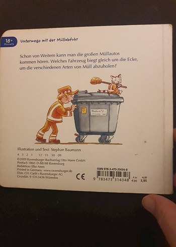 Heute kommt das Müllauto - Almanca Çocuk Kitabı - Görsel 2