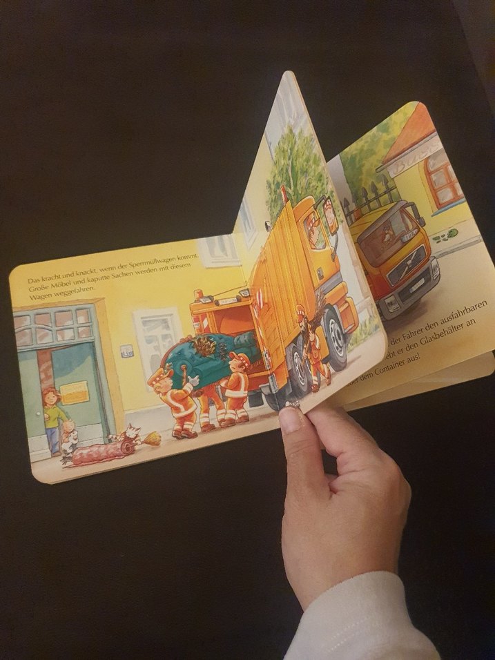 Heute kommt das Müllauto - Almanca Çocuk Kitabı - Görsel 4