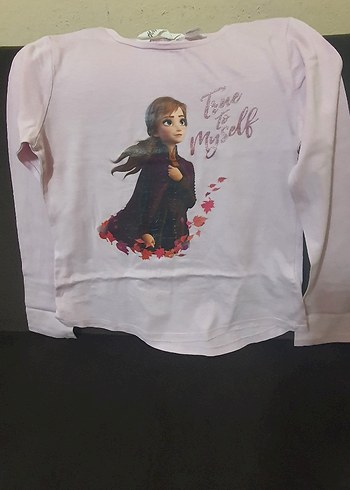 Kızlar İçin Parlak Baskılı Uzun Kollu Tişört - Görsel 7