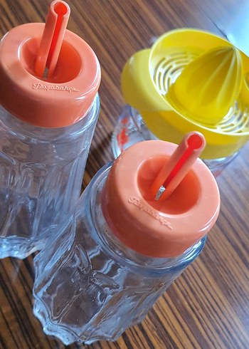 Cam Sirkelik Yağlık ve Limon sıkacağı - Görsel 2