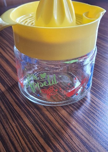 Cam Sirkelik Yağlık ve Limon sıkacağı - Görsel 5