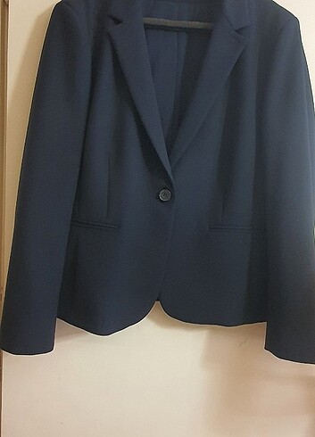 xl Beden lacivert Renk Kadın pantolon ceket ikili takım