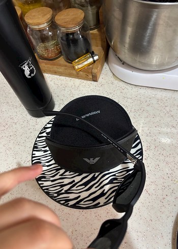 Siyah Fermuarlı Biker erkek Gözlük - Görsel 4