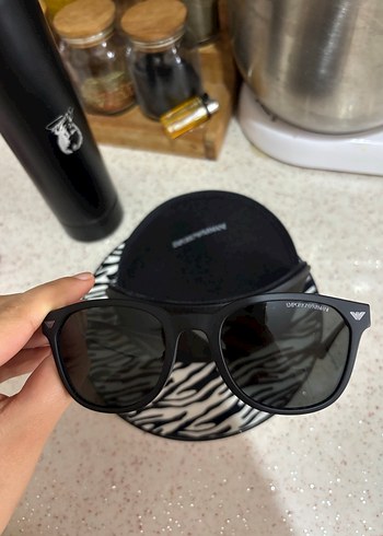 Siyah Fermuarlı Biker erkek Gözlük - Görsel 5