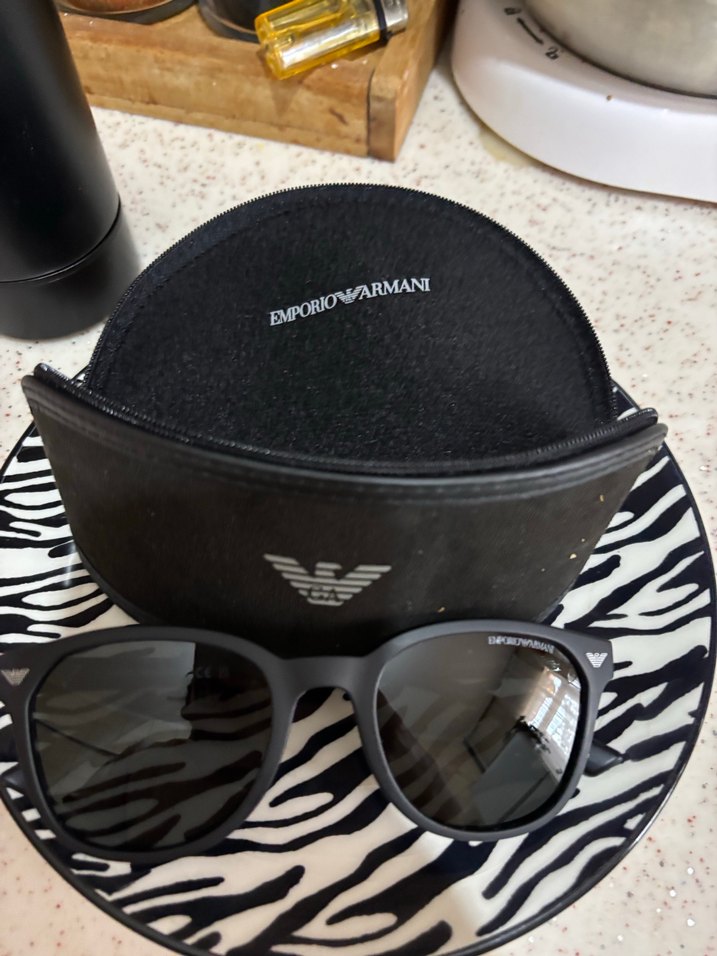 Siyah Fermuarlı Biker erkek Gözlük - Görsel 2