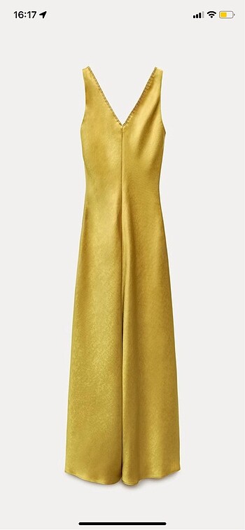 Zara Zara saten elbise