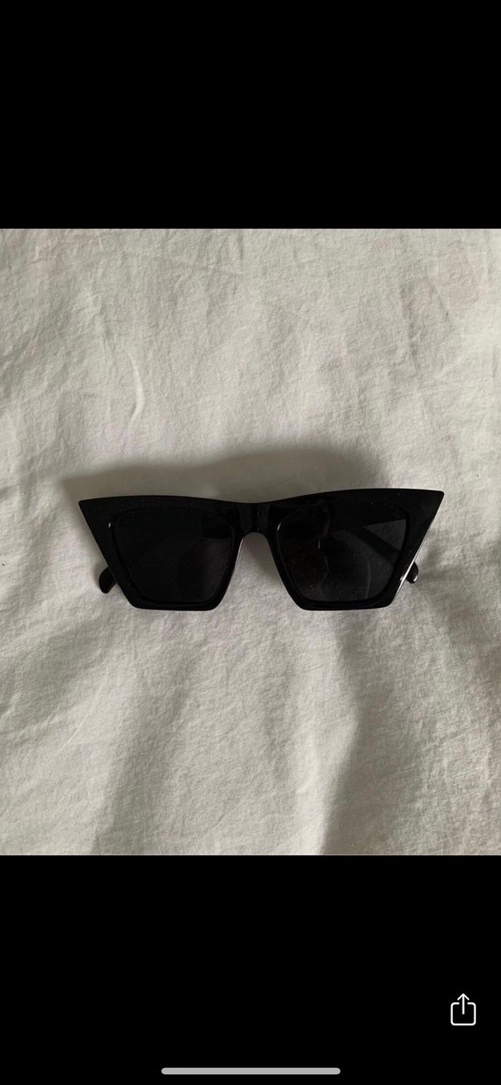 Siyah Cat Eye Kadın Güneş Gözlüğü - Görsel 2