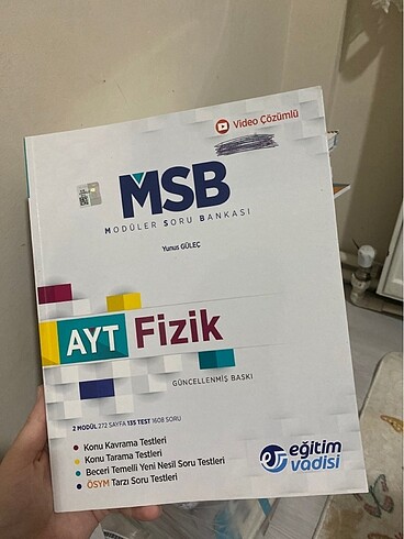 Ayt Fizik Modüler soru bankası eğitim vadisi