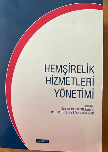 Hemşirelik Hizmetleri Yönetimi Kitabı