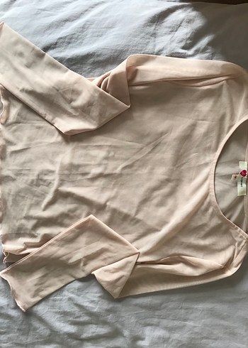 Toz Pembe Tül Üst - Görsel 2