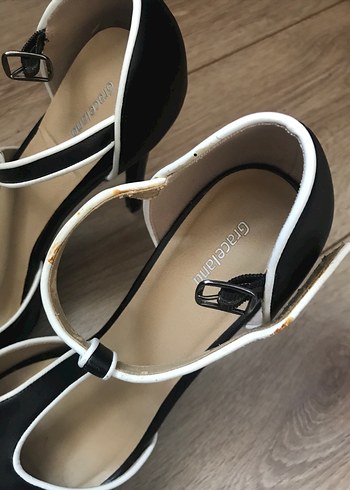 Siyah Yüksek Topuklu Kadın Abiye Ayakkabı - Görsel 4