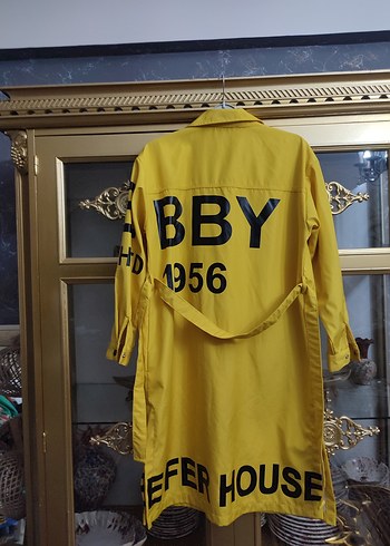 Sarı Baskılı Düğmeli Uzun Kollu Gömlek - Görsel 4