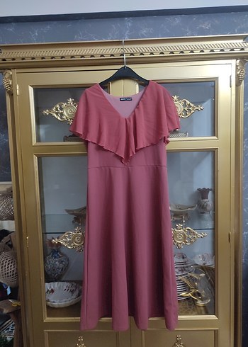 shein marka şık elbise  - Görsel 6