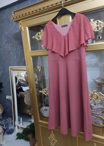 shein marka şık elbise  - Görsel 4