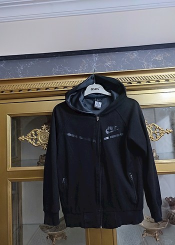 Kapüşonlu Siyah Erkek Çocuk Sweatshirt - Görsel 2