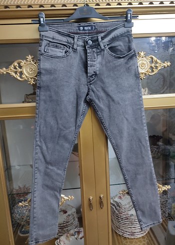 Gri Regular Fit Denim Jeans - Görsel 6