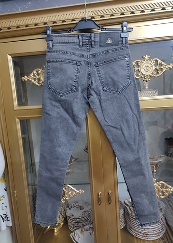 Gri Regular Fit Denim Jeans - Görsel 4