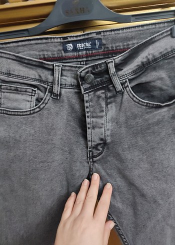 Gri Regular Fit Denim Jeans - Görsel 2